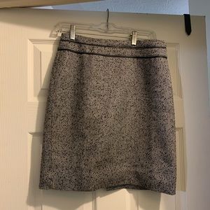 Herringbone pencil skirt